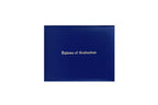 Royal Blue Imprinted Diploma Cover - High School Diploma Cover - Graduation Diploma Covers