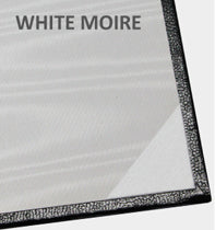 White Moire Inside Panel for Diploma Covers
